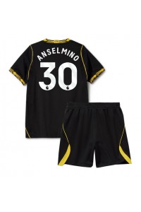 Chelsea Aaron Anselmino #30 Jalkapallovaatteet Lasten Vieraspeliasu 2026-27 Lyhythihainen (+ Lyhyet housut)